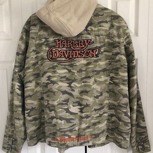 Women's Harley Davidson Camo 3-1 jacket